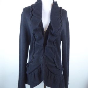 SAKS FIFTH AVENUE CASHMERE Cardigan JACKET xl